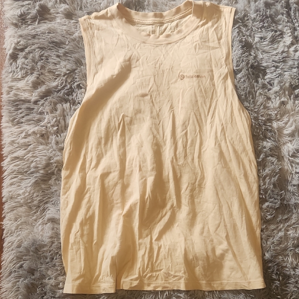 lululemon athletica Beige Muscle Tee